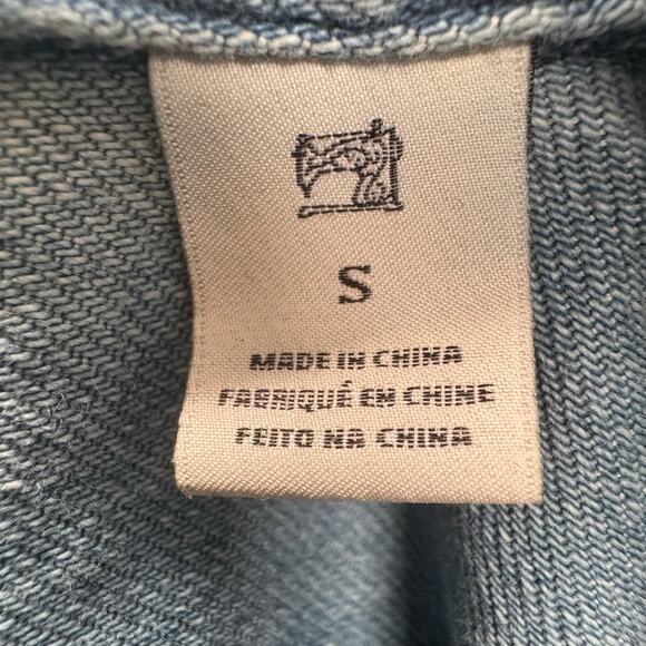 Scotch Soda Embroidered Denim Button Down Shirt Womens S Boho Western Casual - Picture 10 of 12